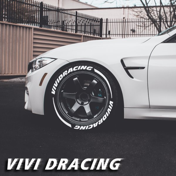 Наклейка на колесо автомобиля