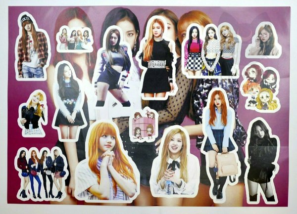 Блэк Пинк Стикеры