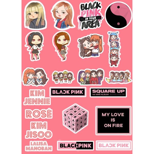 Стикеры k-Pop BLACKPINK