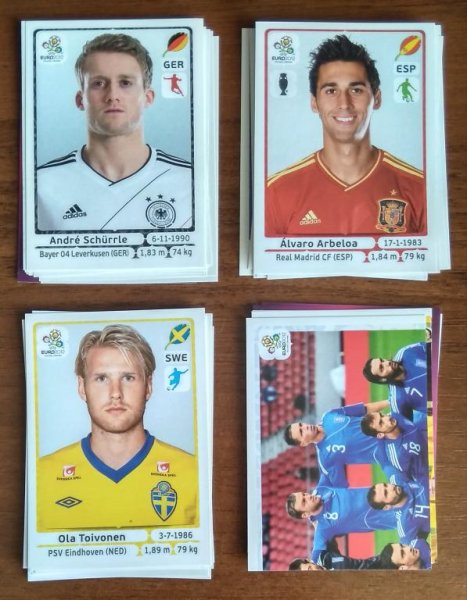 Наклейки Панини евро 2022