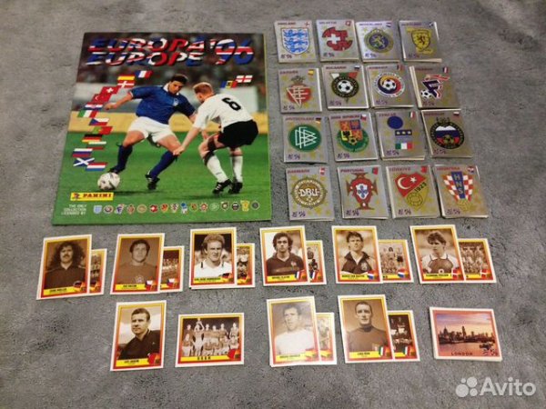 Альбом Панини евро 1996