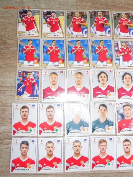 Наклейки ЧМ 2018 Panini