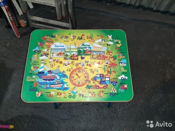 Наклейка на детский столик