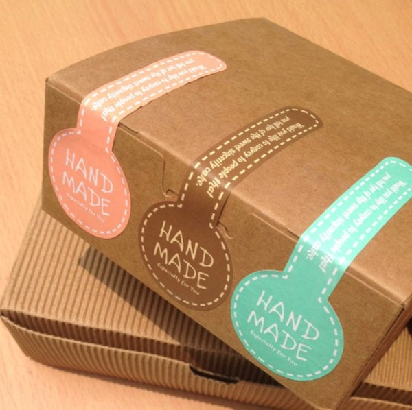 Наклейка на коробку