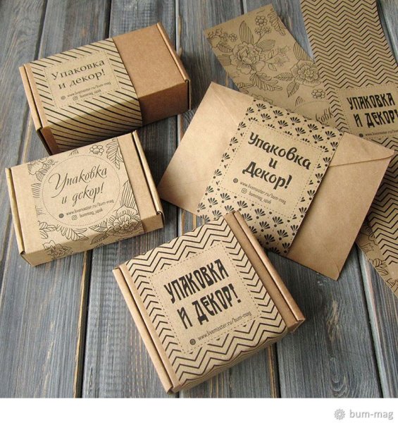 Наклейка на коробку