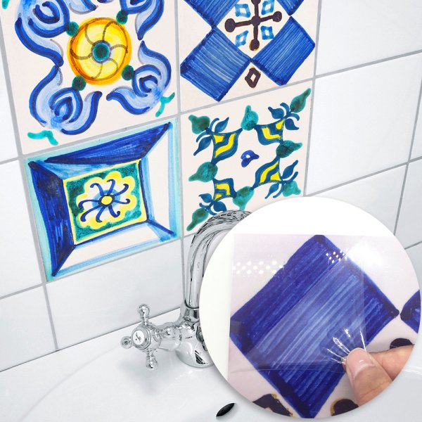 Наклейки на кафель в ванную