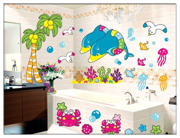 Наклейки в ванную для детей