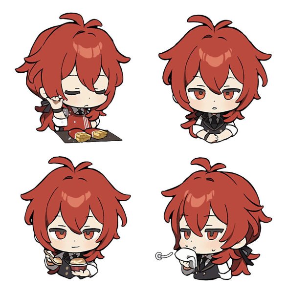 Картинка для торта "Геншин Импакт" (Genshin Impact)- pt102602