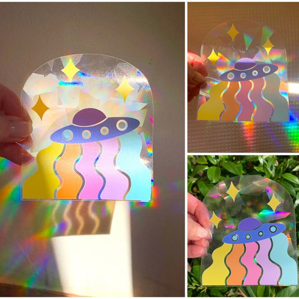 Радужная пленка на окна