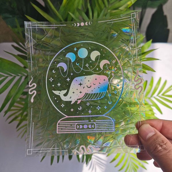 Радужные наклейки на окна