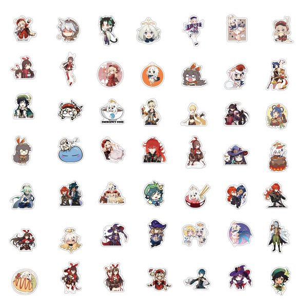 Геншин Импакт Стикеры из игры