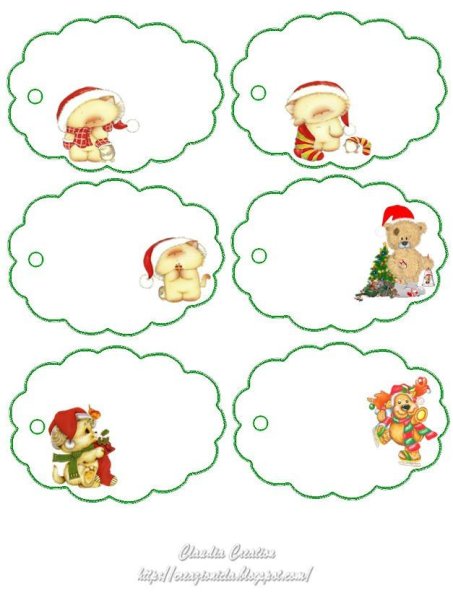 Этикетка с новым годом