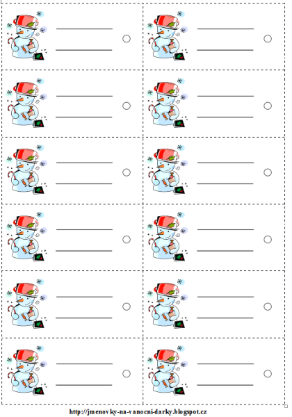 Новогодние этикетки