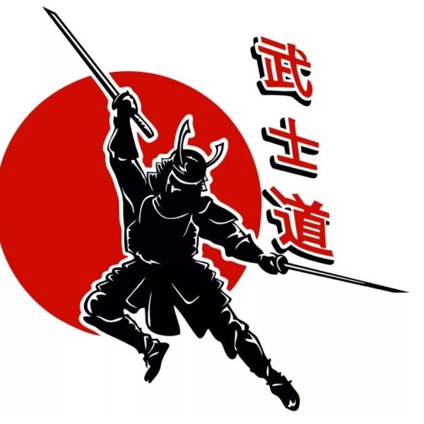 Наклейка Самурай на авто