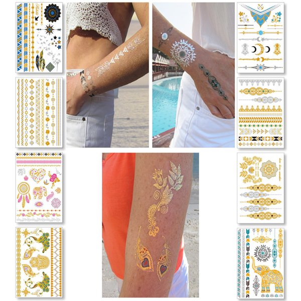 Тату наклейки на тело