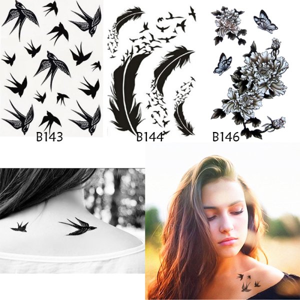 Тату наклейки на тело