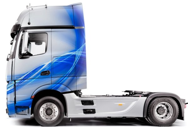 Грузовики с наклейками