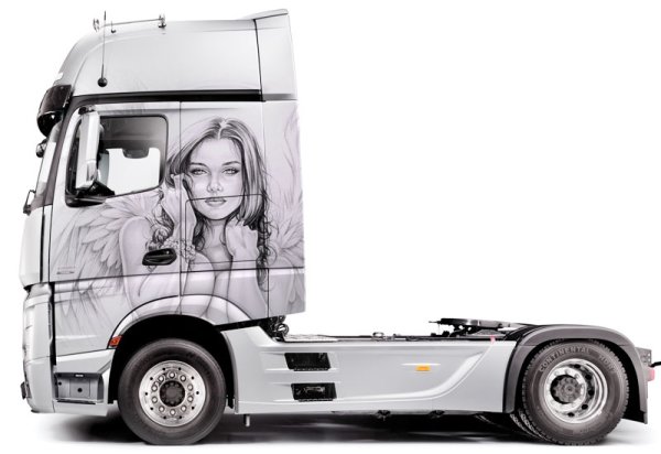 Scania 124 Griffin наклейка