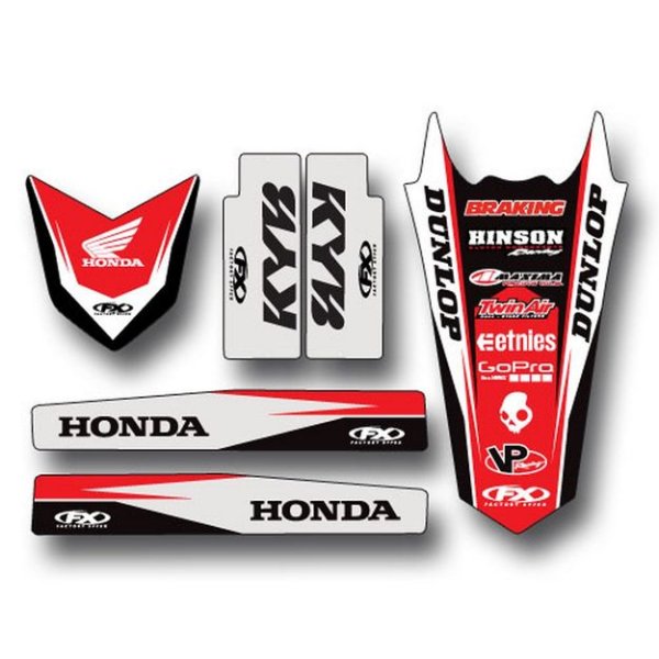 Комплект наклеек на Honda crf450r 2005