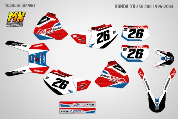 Наклейки Хонда XR 250
