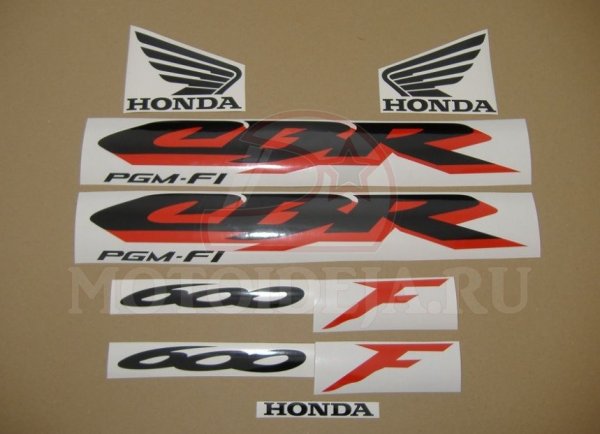 Honda CBR 600 наклейки