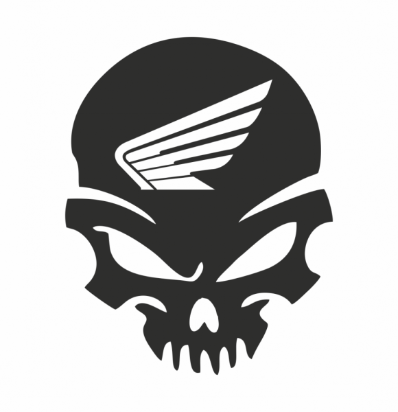 Наклейки на мотоцикл Хонда вектор