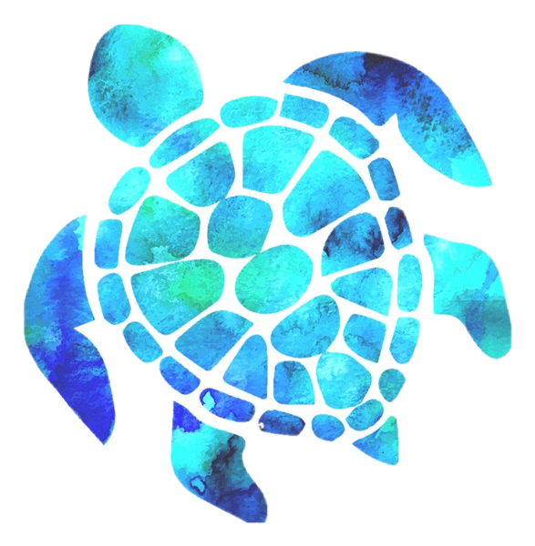 Наклейки голубого цвета