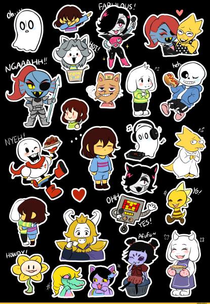 Второстепенные персонажи андертейл