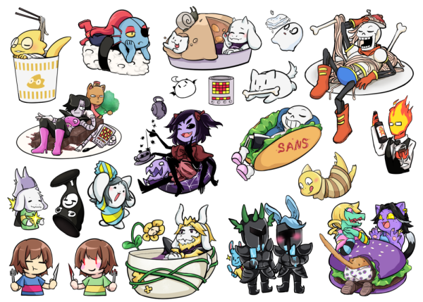 Стикеры по андертейл