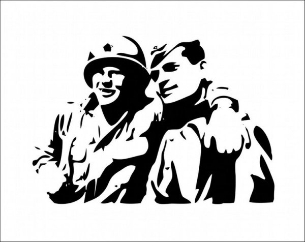 Наклейки на окна к Дню Победы