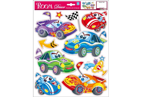 . "Машинки (+ наклейки)"