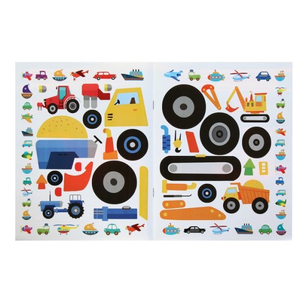 . "Машинки (+ наклейки)"