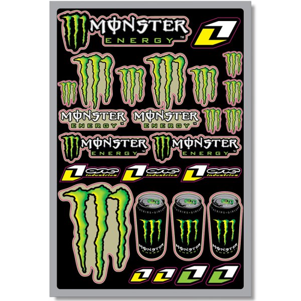 Monster Energy набор наклеек