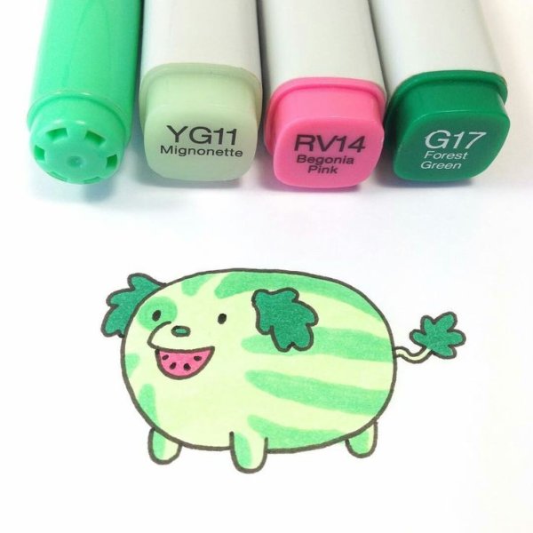 Маленькие картиночки маркерами