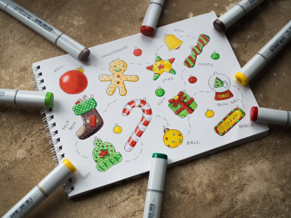 Стикеры маркерами