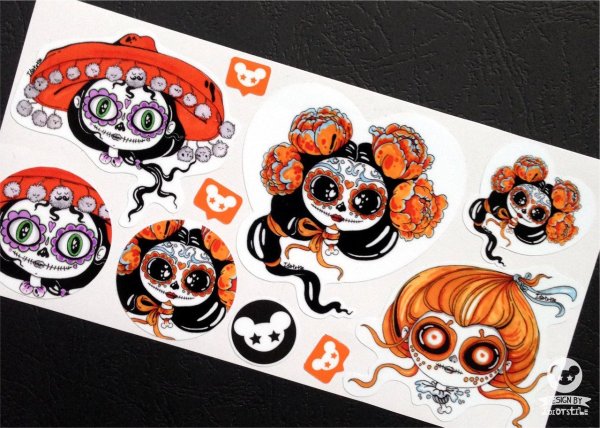 Стикеры маркерами