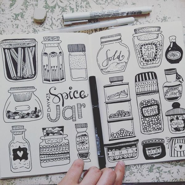 Мини узоры для скетчбука