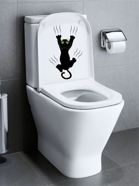 Наклейка "туалет"