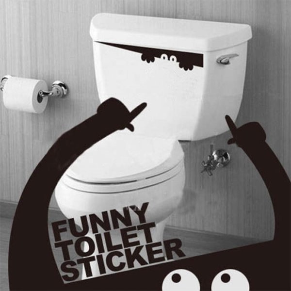 Наклейка на бачок унитаза
