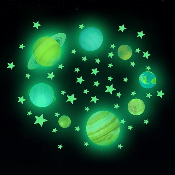 Светящиеся наклейки на потолок