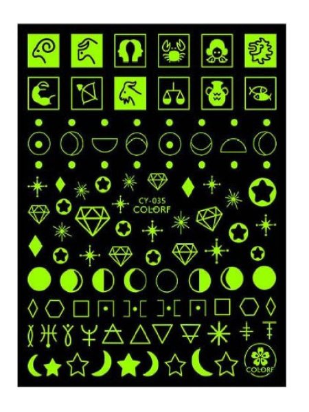 Люминесцентные наклейки