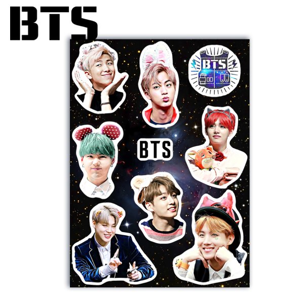 Наклейки Стикеры БТС