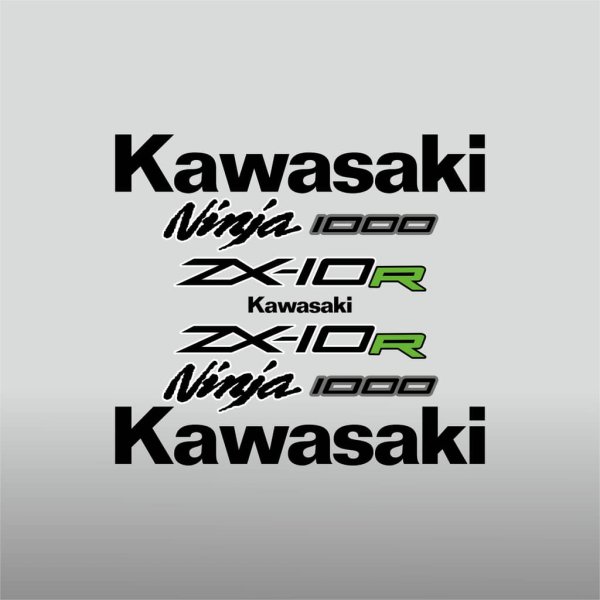 Комплект наклеек на Kawasaki KLX 250