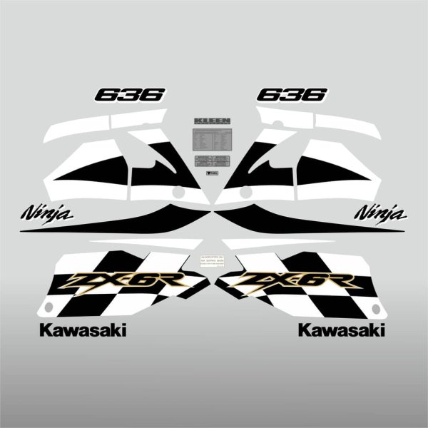 Комплект наклеек Kawasaki ZX