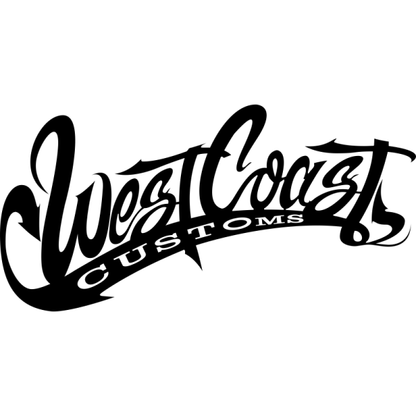 West Coast Customs наклейка на авто