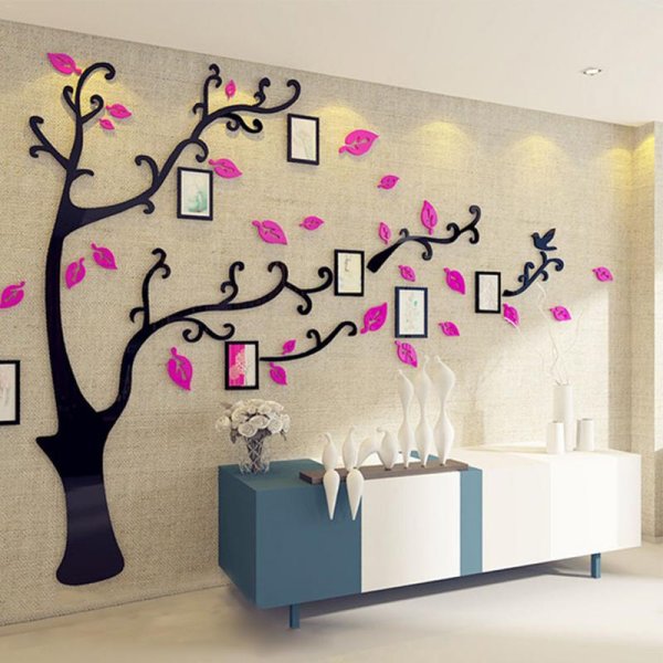 Акриловые наклейки на стену