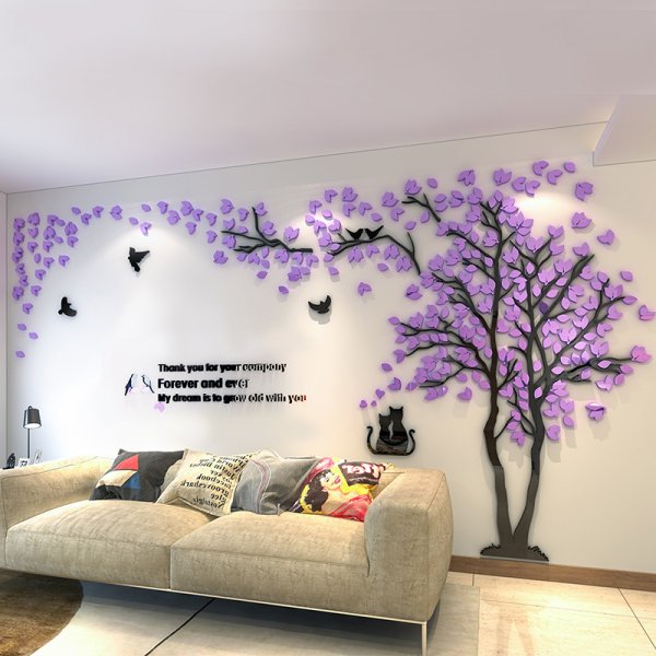 3 Д акриловые наклейки на стену