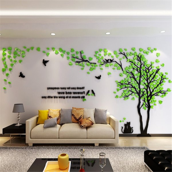 Акриловые наклейки на стену