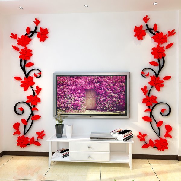 Акриловый декор на стену