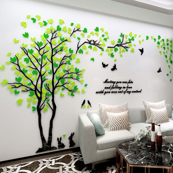 Дерево на стене